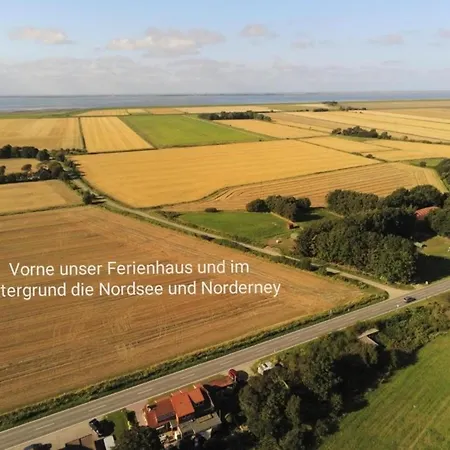 Semesterbostad Huus An't Diek, Maisonette In Deichnaehe, Naehe Norddeich *