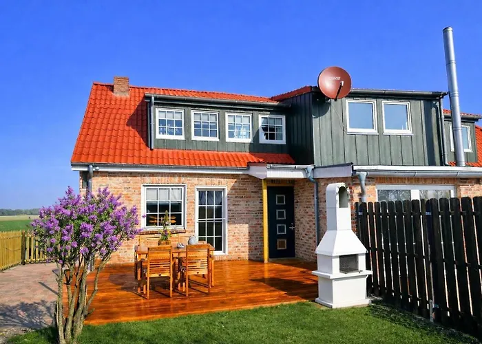 Semesterbostad Huus An't Diek, Maisonette In Deichnaehe, Naehe Norddeich Norden