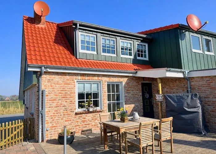 Huus An't Diek, Maisonette In Deichnaehe, Naehe Norddeich * Norden